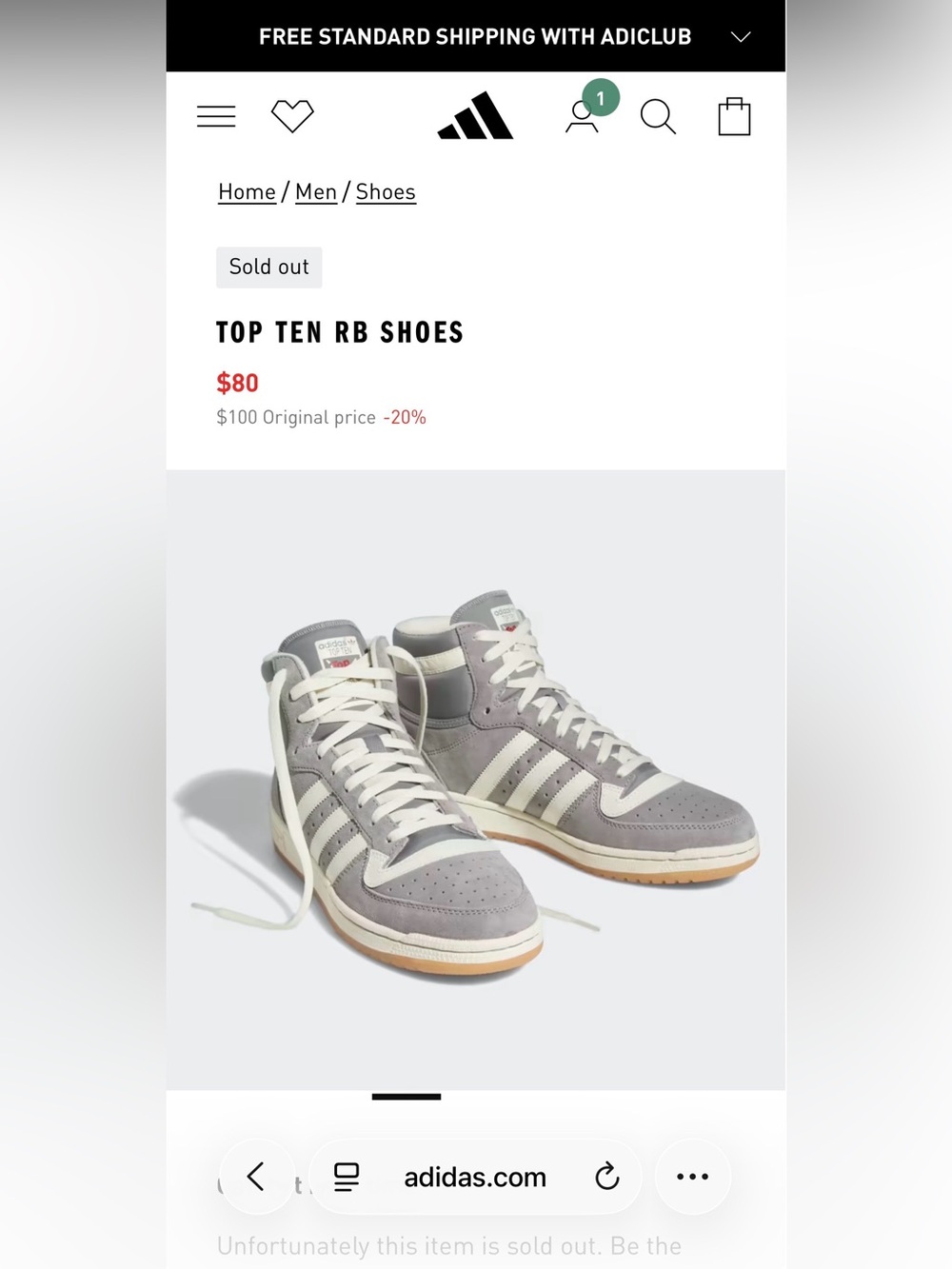 Adidas Top Ten RB Shoes - Picture 9 of 9